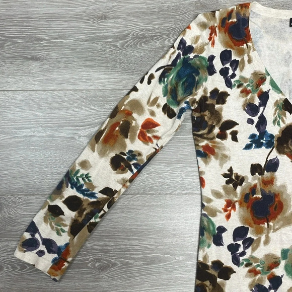 Rafaella Cardigan Floral V-Neck M - Picture 4 of 16